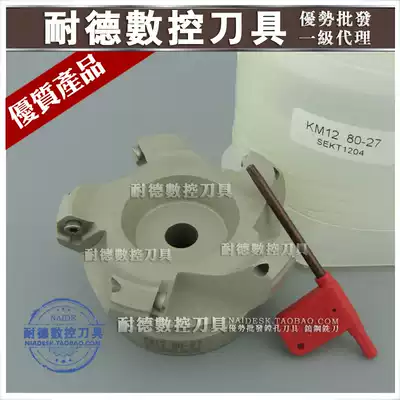 KM12-45 degree aluminum plane milling cutter head CNC cutter head 1204 SE45-50 63 80 100 125