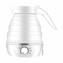 (portable boiling kettle) Mini small folding travel compressible automatic power cut anti-burning electric kettle