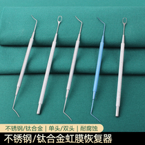 Eye Surgery Microscopy Apparatus Stainless Steel 45 Degrees 90 Degrees Cleaver Knife Single Head Double Head Fine Iris Restorer