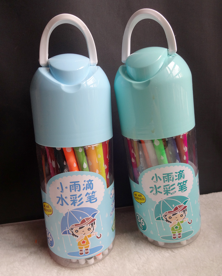 Special price Children's gift child washable with 12 12 18 24 36 36 smooth watercolor pen painting pen