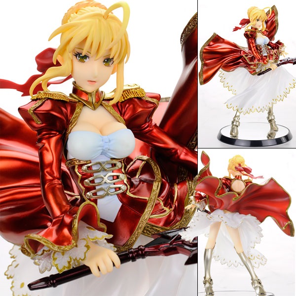 GSC gift fate extra red saber Nero's Japanese version of the model spot on the spot