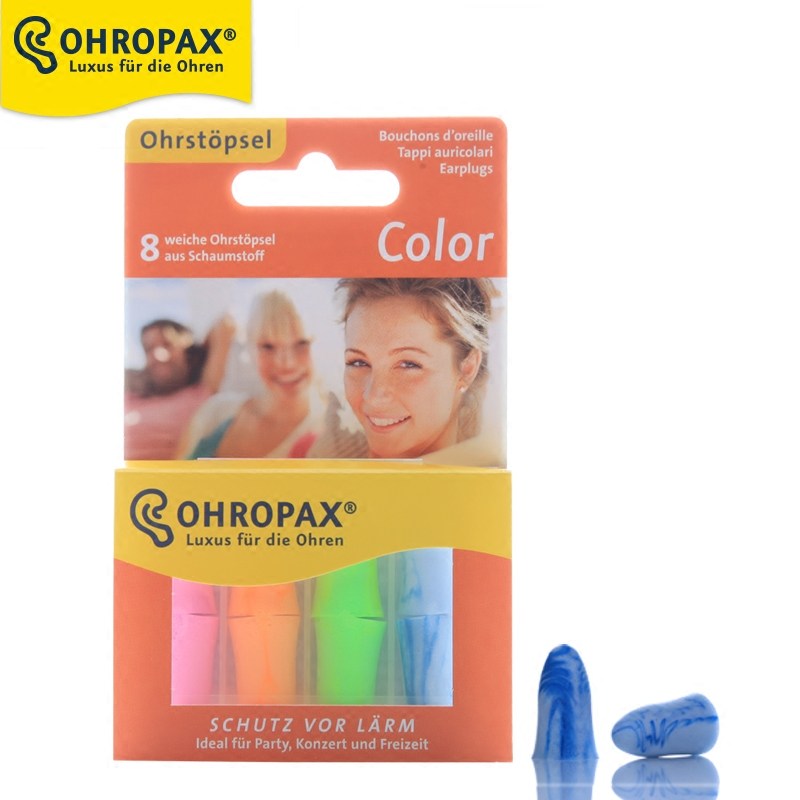 German Ohropax Color Professional Soundproof Earplugs Sleep Noise Reduction Silent Noise Sleeping Anti-Noise Sleep