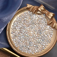 Белая маленькая инкрустация камня из жемчуга для маникюра, 3mm, DIY