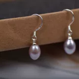 Tide, натуральные изысканные маленькие серьги из жемчуга, простой и элегантный дизайн, популярно в интернете