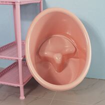 Large baby bath bucket childrens bath swimming bucket baby bathtub bathtub can sit in the home bathtub full body bathtub