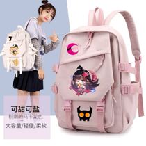 Concave-convex world surrounding schoolbag Anmi Hugardros male and female junior high school students anime casual backpack