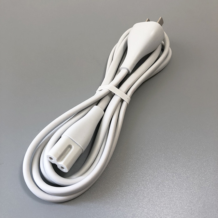 Suitable for intelligent electric fan Xiaomi air purifier power cord Two-hole 8-word router USB multi-outlet charger