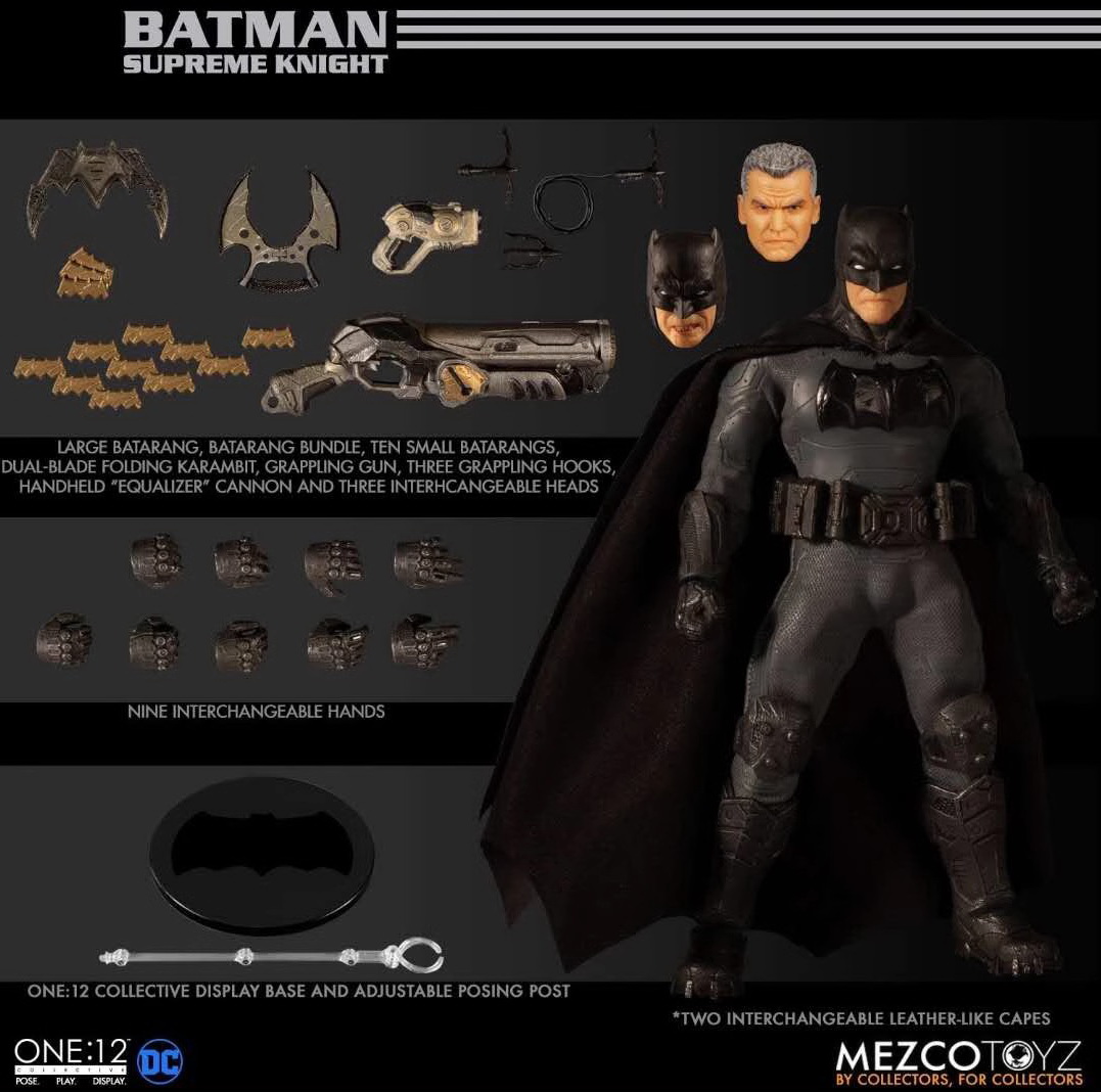 New Mezco Toyz One:12 Old Batman 6'' Action Figure Bruce