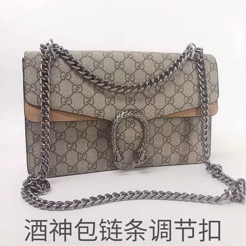 Gucci, совместимая маленькая цепь, сумка через плечо, бретели, аксессуары, на цепочке