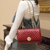 Miumiu, цепь, сменный аксессуар для сумки на цепочке, бриллиантовая сумка подмышку, бретели, цепочка, с драгоценным камнем