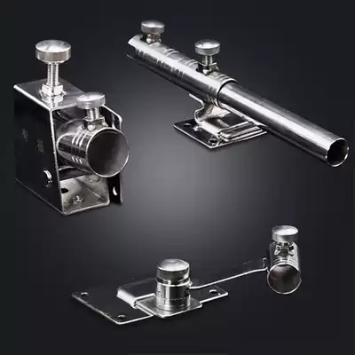 Fishing box stainless steel insert three-piece set of right angle fillet fish box universal Fort holder right left hand accessories