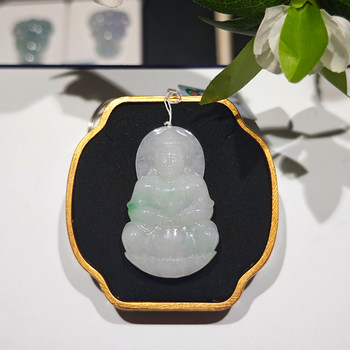 Colorful yunnan jade guanyin pendant