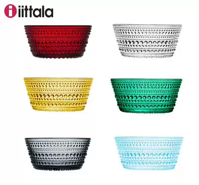 iittala dewdrop-crystal glass bowl 23cl fruit bowl ice cream bowl (not heat resistant) spot
