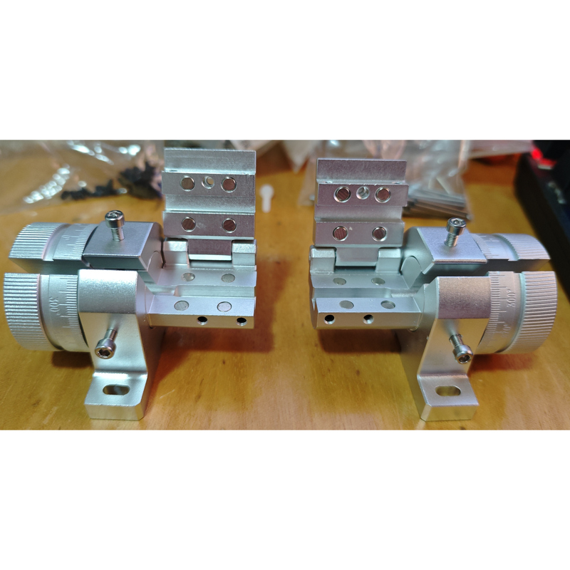 Optical Fiber Rotating Fixture, Polarization-Preserving Optical Fiber Rotating Fixture, Thick Fiber Rotating Fixture, Optical Fiber Alignment Clamp