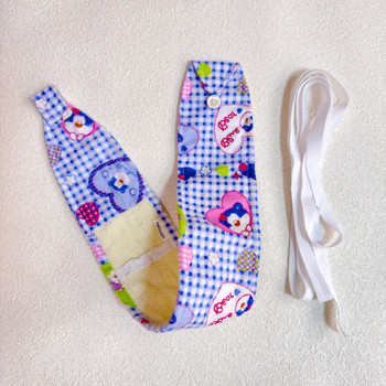 Yanse Mimi Egg H027 - Mom's Love - Cartoon Velvet Lining Towel Sanitary Belt Menstrual Belt Period Underwear