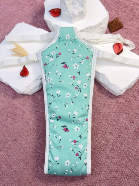 Yanse H087 double waistband pure cotton quilted sanitary belt menstrual belt unisex functional underwear menstrual pants