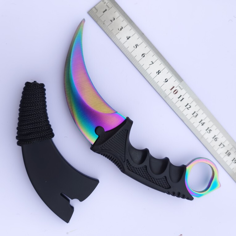 Csgo Game Peripheral Prop Doppler, Two Simovs, Quenched Roaring Unsharpened Stainless Steel Claw Knife