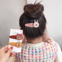 MOMSMADE children hair accessories new net red cute cartoon BB clip baby headdress broken hairclip does not hurt hair