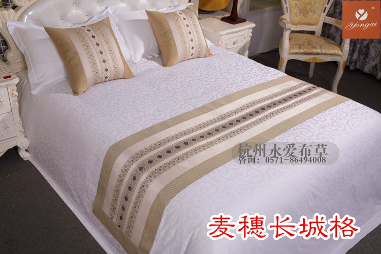 Yong Ai Khách Sạn Cao cấp Giường Cờ Giường Cover Bed Turban Hiện Đại Giường Đơn Giản Bài Trí Trang Trí Tùy Chỉnh Bán Buôn