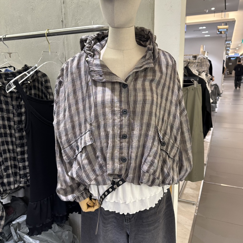 [Free Shipping for One Item from Korea] 2026 Summer Amour Plaid Jacket