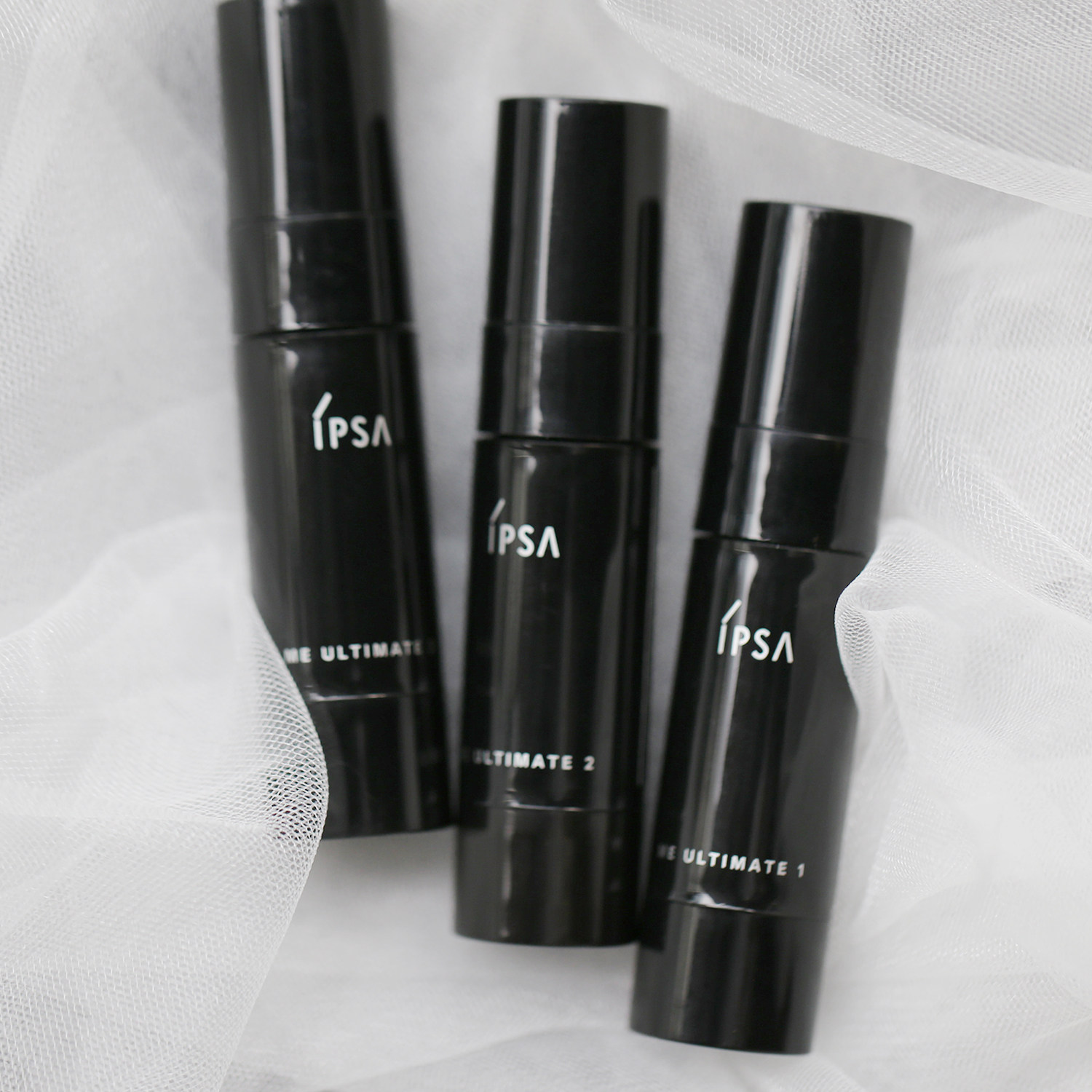 Medium Trial Package IPSA Yin Fursha Black Functional Disciplined Cycling Beauty Creme Liquid 9ml Black Crystal Essence Water