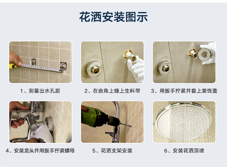 德国高仪 德国进口 升级经典款 恒温花洒套装 图18