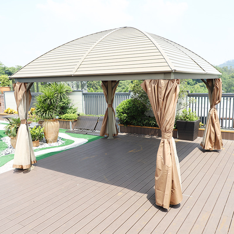 Outdoor courtyard pavilion outdoor greenhouse homestay leisure farm pavilion garden villa design aluminum alloy awning