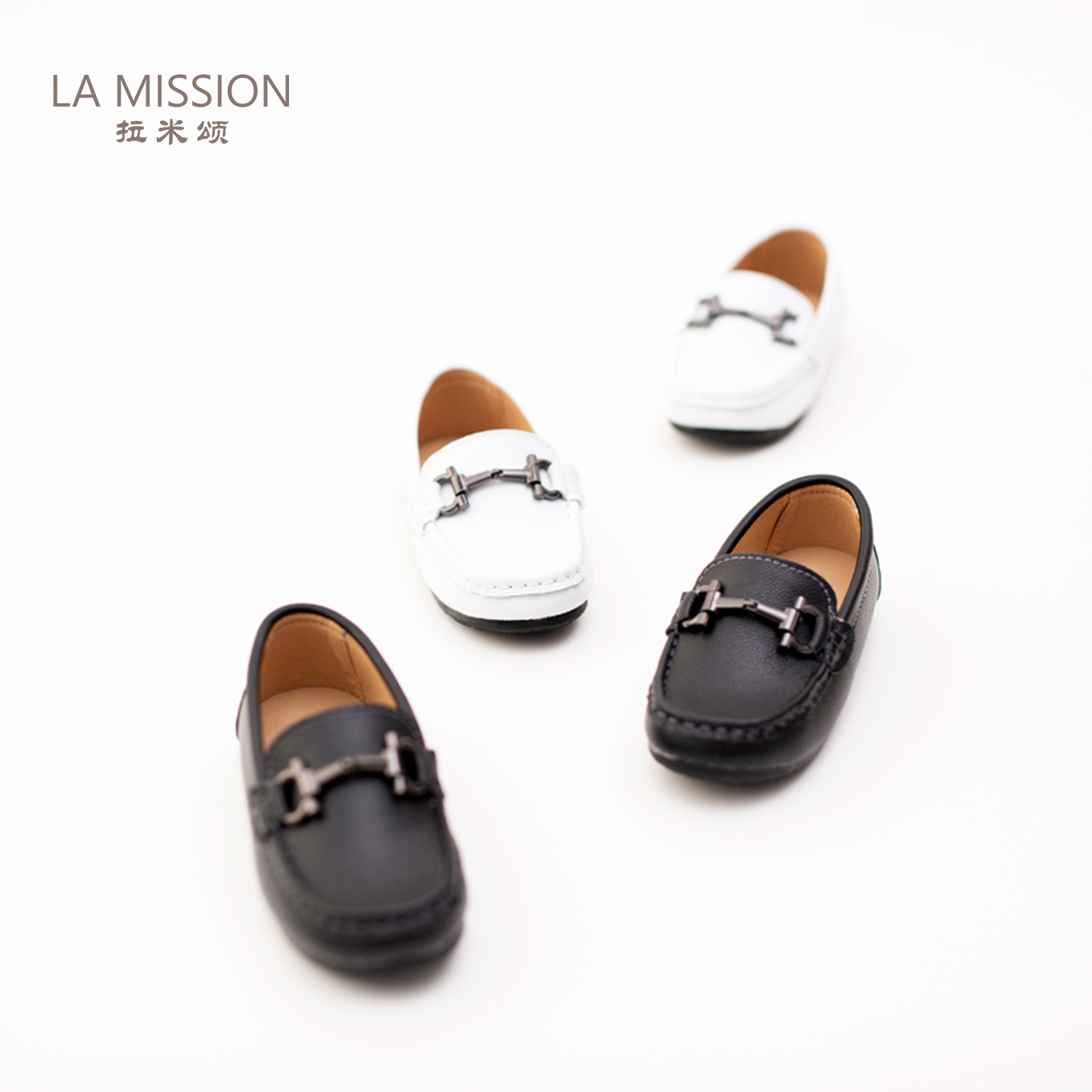 Lamison suitable for fat feet baby leather shoes children's leather shoes two-layer cowhide soft-soled leather shoes boys comfortable leather shoes