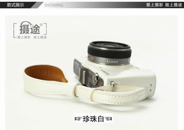Chụp ảnh mới micro đơn đeo tay máy ảnh Sony a5100a7r Dây đeo tay máy ảnh Polaroid Dây đeo cổ tay Canon SLR - Phụ kiện máy ảnh DSLR / đơn kính cường lực ipad