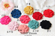 Sweet ~ Magic Sticker Three-dimensional Flower Liu Haipai Liuhai Sticker Makeup Wash Sticker