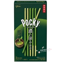 Japan glico glico pocky spring limited double matcha biscuit stick Uji matcha