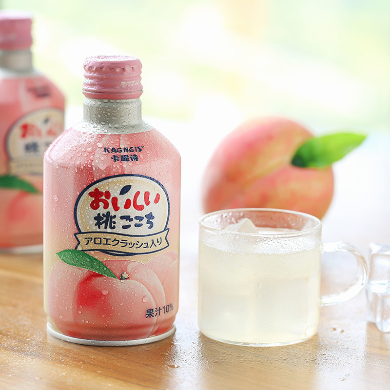 Japan KAGNEIS KA Nikshi White Peach Peach Juice Drink contains 10% juice 275ml