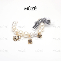 Pearl Accessories Bow Tie Hanging Accessories Flowers Hangings Accessories Hair Accessories Hair Accessories Hair Style Romantic Light Lavish Accessories