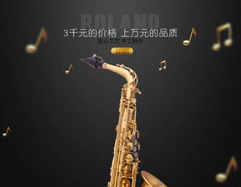 Nhạc cụ cao cấp saxophone xuống người lớn mới bắt đầu người Pháp Hai Bo Ryan e giai điệu saxophone chơi đích thực - Nhạc cụ phương Tây