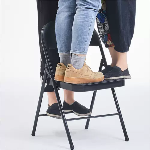 Простой табурет со спинкой, домашний складной стул, портативный офисный стул, конференц-стул, компьютерный стул, обеденный стул, стул для общежития