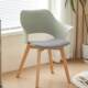 Plastic Nordic Solid Wood Armchair Dining Chair