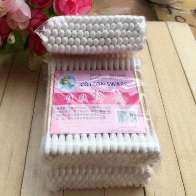 100 only fit pure cotton sterilized tampon cotton baton cotton baton double head makeup remover cotton baton ear