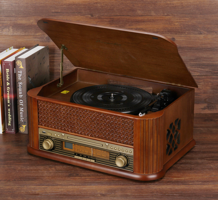 bán máy nghe nhạc đĩa than cổ	 Máy ghi âm LP Hengxin retro ghi âm máy nghe nhạc ghi đĩa cũ lỗi máy cd máy phát radio Bluetooth cassette - Máy hát 	đầu đĩa than denon dp-1200