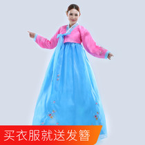 Han uniforms Koreas ancient dress The new womens dress code performance plays out to suit the traditional fresh group improvement of the great length this suit