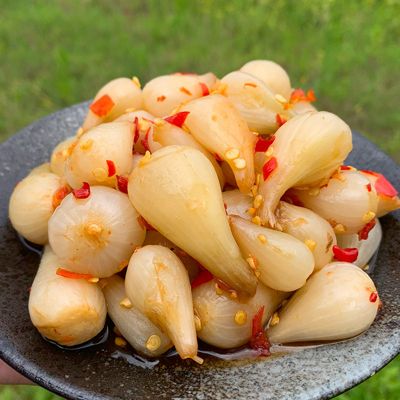 Jiangxi specialty hot and sour buckwheat head Fresh buckwheat head Wild rice head pickled pickle farm old altar sauerkraut appetizing meals