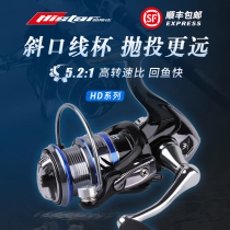 Hasda spinning wheel Luya wheel Full metal head fishing line wheel 10-axis 1000-7000 fishing wheel Rock fishing wheel