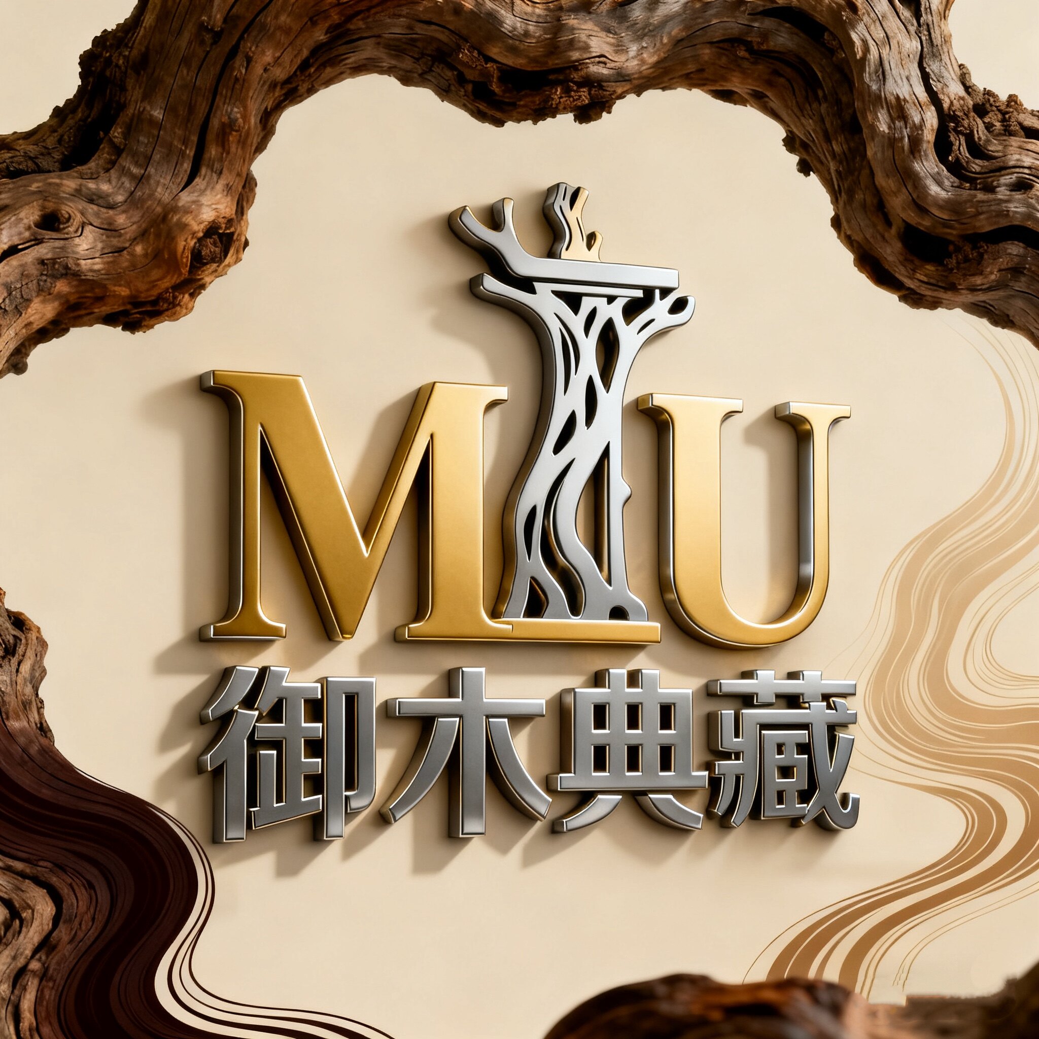 御木典藏根雕花架