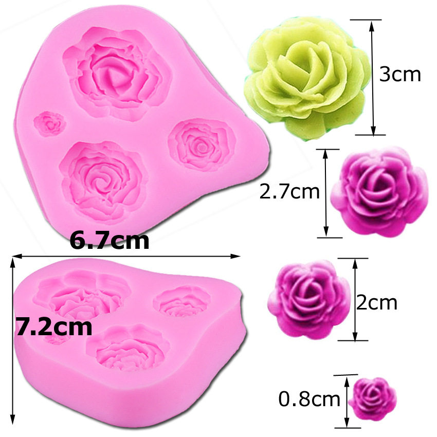 Like lipid carving mold manual baking cake chocolate small flower silicon demold fat fat making
