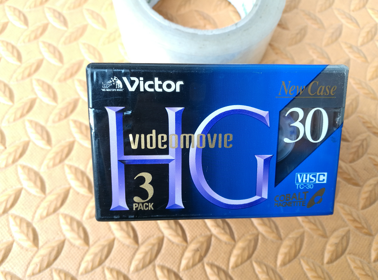 Victory HG-30 min blank video tape (3 dishes)