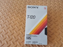 SONY T-120 VHS Large Half Blank Video Tape