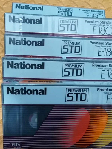 Национальная (Panasonic) E-180 Blank Blank Videoal-половина пустой видеокассета