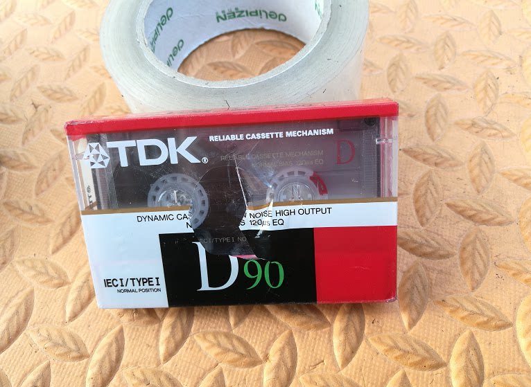 TDK D90 original blank tape tape Recording Tape Composite machine (crushing crust)