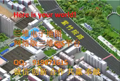 Wuhan 3D electronic map 2 5D electronic map 3D map
