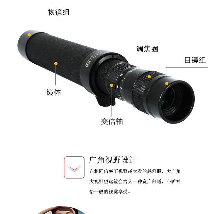 Giá đặc biệt! Cổ điển ZT8-24X40 tầm nhìn ban đêm mức độ thấp HD zoom công suất cao chính hãng Nga một mắt - Kính viễn vọng / Kính / Kính ngoài trời ống nhòm súng bắn tỉa