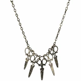 Ножницы, трендовое ожерелье, ретро брендовая цепочка до ключиц подходит для мужчин и женщин, европейский стиль, изысканный стиль